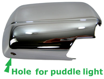 Full Mirror Covers for Range Rover L322 (02- 05 Mirrors) - Chrome