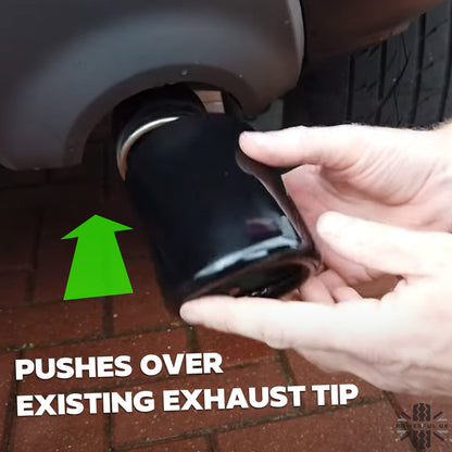 Round Exhaust Tips - PAIR for Land Rover Discovery Sport -   Stainless