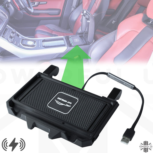 Wireless Charging Tray for Range Rover Evoque 1 - for Early Type Cubby Box
