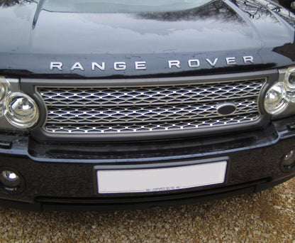 "Supercharged Style" Grille for Range Rover L322 05-09 - Grey + Silver