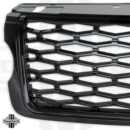Front Grille - All Black - Aftermarket for Range Rover L405 SVO Style