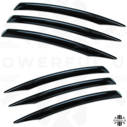 Front Vent Blade Covers - Gloss Black for Range Rover L405 2018
