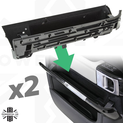 Flip-Down Front Door Pocket Upgrade Kit (Left & Right) for Range Rover L405
