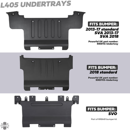 Rear Undertray for Range Rover L405 2018-2021 - Aftermarket