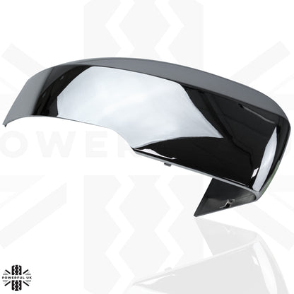 Genuine Mirror Covers - Top Half Caps for Range Rover Sport L494  - Chrome