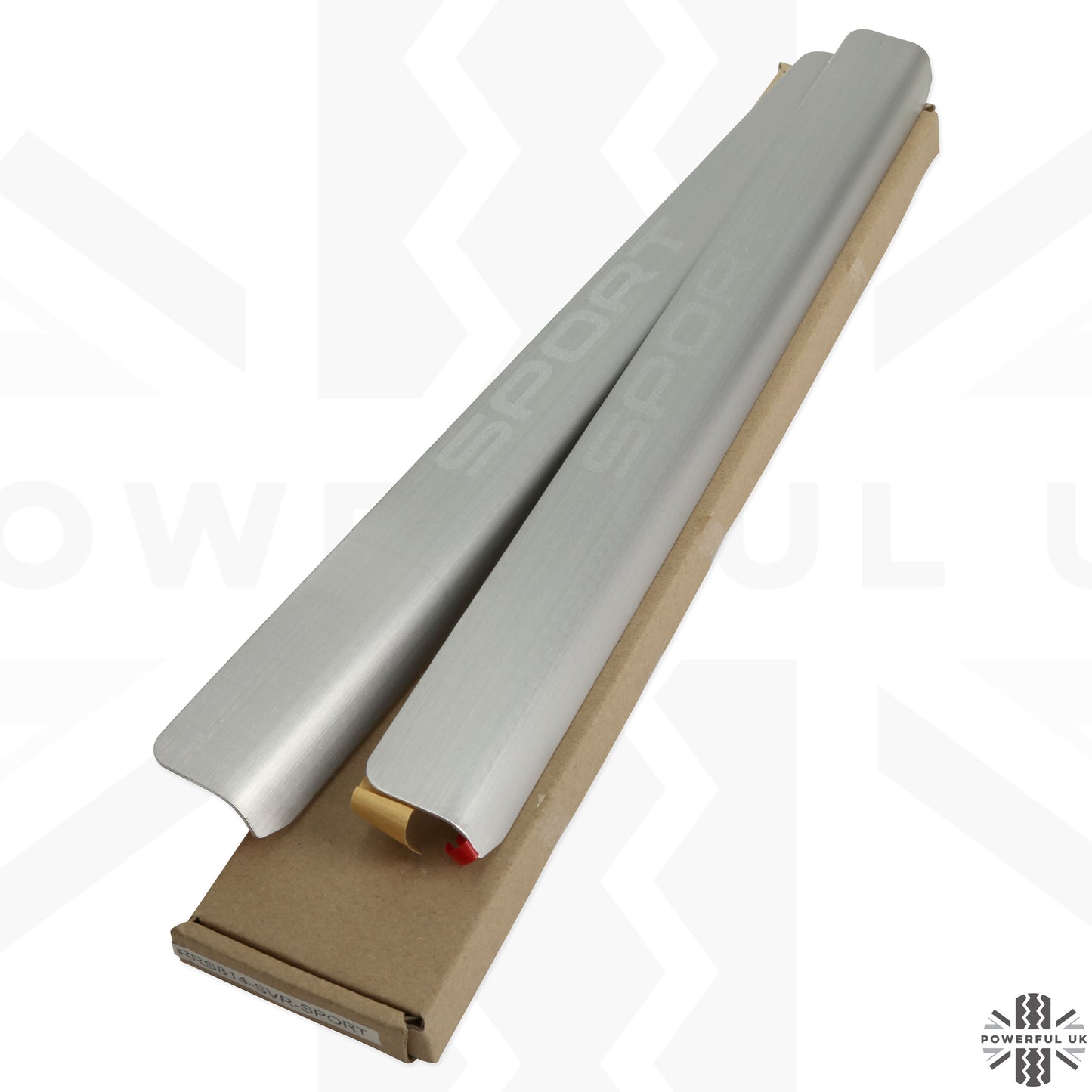 Door Sill Covers in Brushed Aluminium with Sport Logo for Range Rover Sport L494