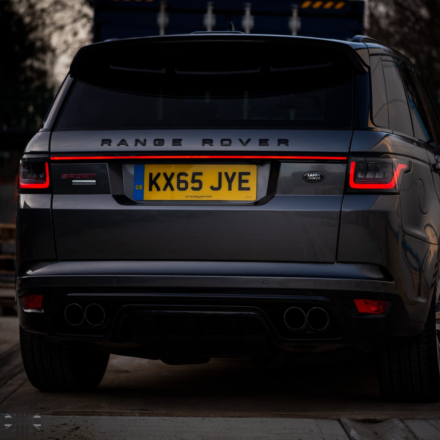 Rear Tailgate LED Lightbar for Range Rover Sport L494 WITHOUT reverse camera - SMOKED Lens