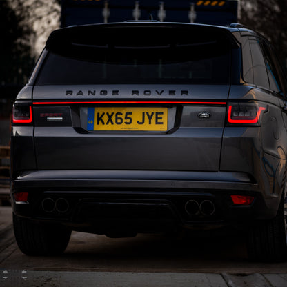 Rear Tailgate LED Lightbar for Range Rover Sport L494 WITHOUT reverse camera - RED Lens