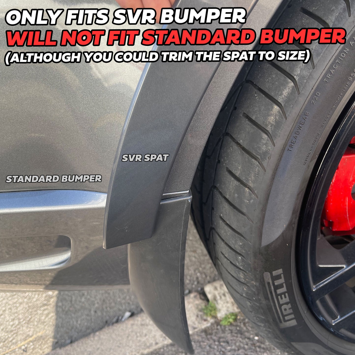 Wheel Arch Spat Kit "SVR Style" for Range Rover Sport L494 - Corris Grey