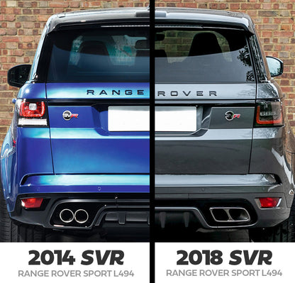 '2015 SVR' Style Exhaust Conversion Finishers for Range Rover Sport L494 2014-17 - Stainless