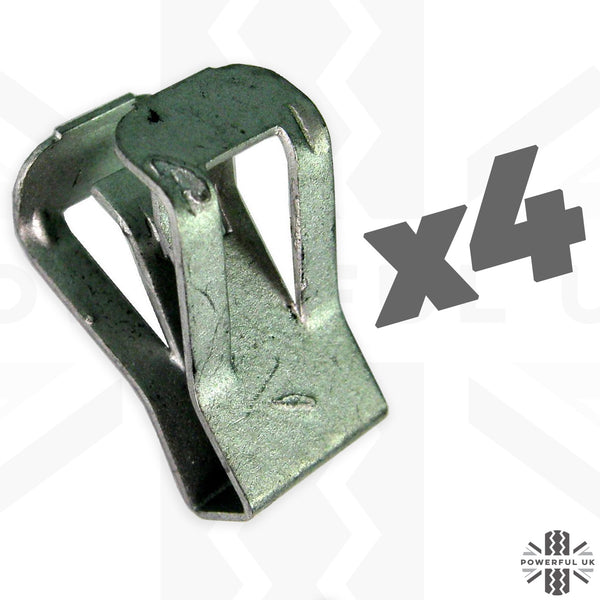 Metal Interior trim panel clip fastener x 4 - Genuine - for Land Rover ...