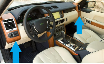 Cherry Dash End Panels for Range Rover L322 - LHD