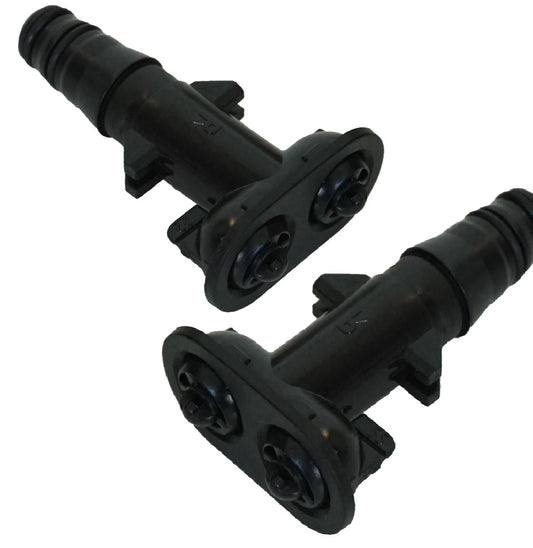 2x Headlight front Bumper twin Washer Jet nozzle for Range Rover L322 2010