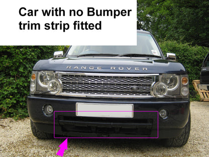 Front Bumper Strip - Chrome for Range Rover L322