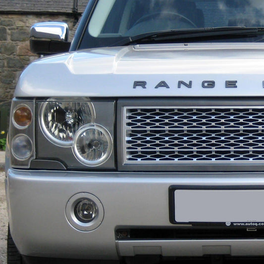 Supercharged Look Grille (Square Type) - Grey & Silver for Range Rover L322