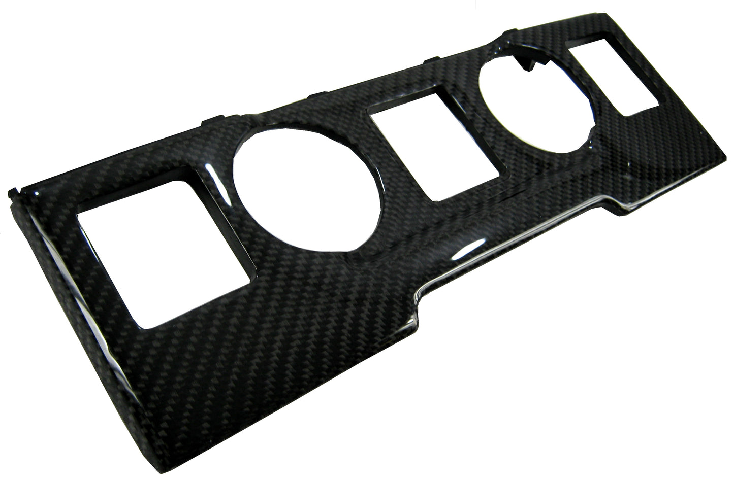 Clock Fascia Panel - Black Carbon for Range Rover L322