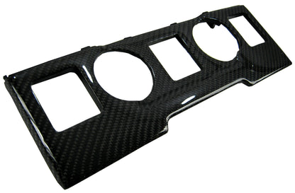 Clock Fascia Panel - Black Carbon for Range Rover L322