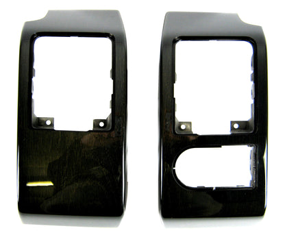 Lined Oak Dash End Panels for Range Rover L322 - RHD