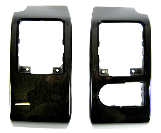 Lined Oak Dash End Panels for Range Rover L322 - RHD