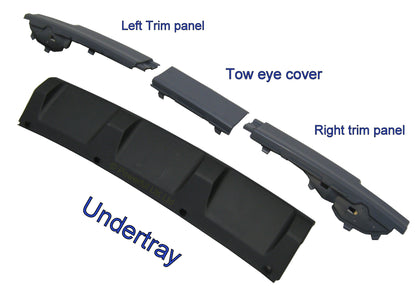 Rear Bumper (including undertray, trim panels for Range Rover L322 "Exterior Design Pack" - Aftermarket