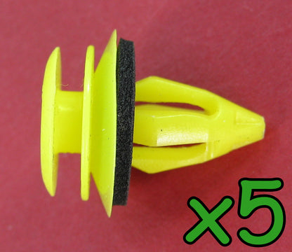 Plastic Door Card Panel Trim Clips x 5 for Range Rover L322