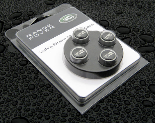 "Range Rover" Dust Valve Caps (4pc) for Range Rover L322- Genuine