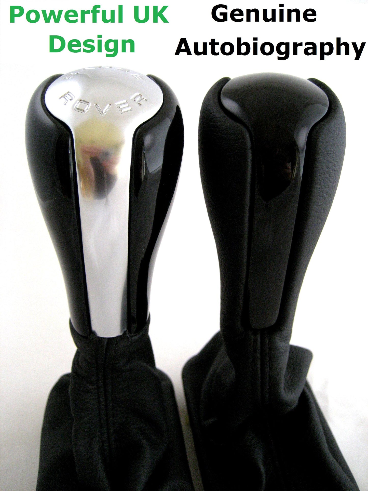 Autobiography Style Gear Knob - Black Piano for Range Rover L322
