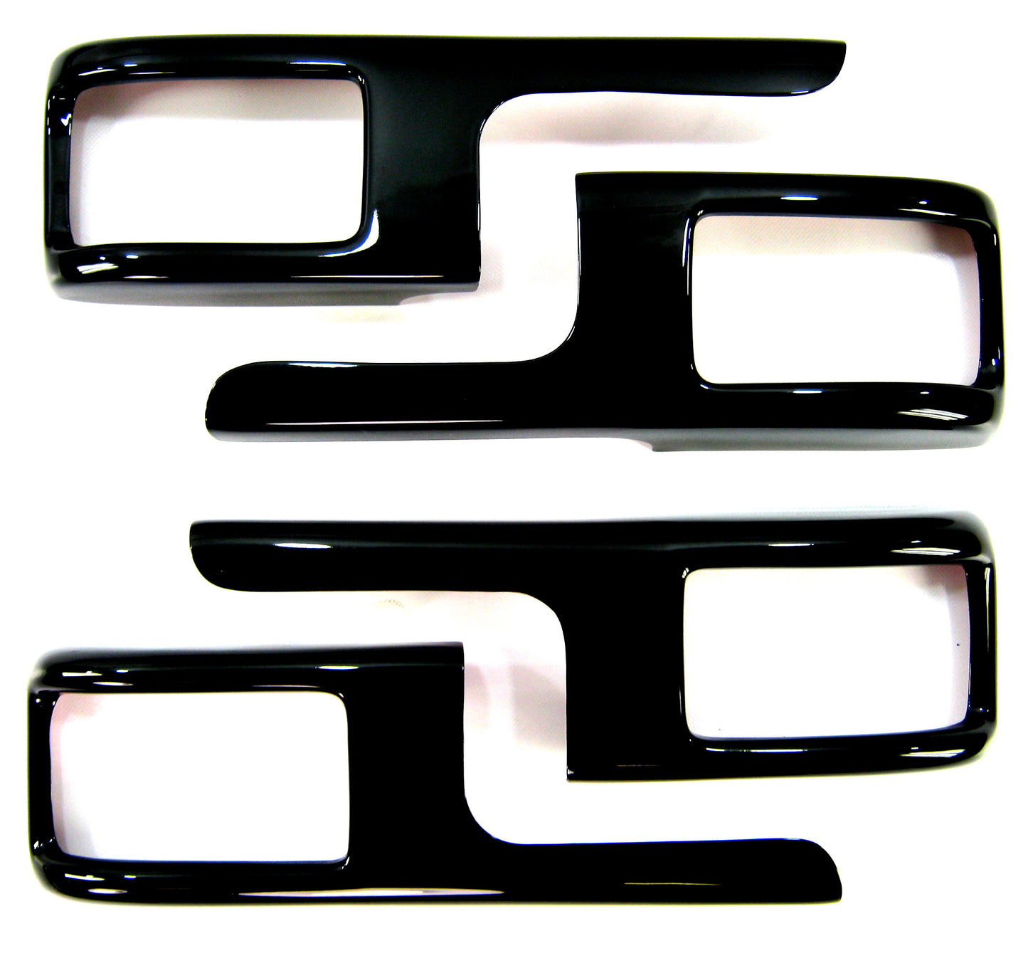 Interior Fascia Cover Kit (9pc)  for Range Rover L322 - Black Piano