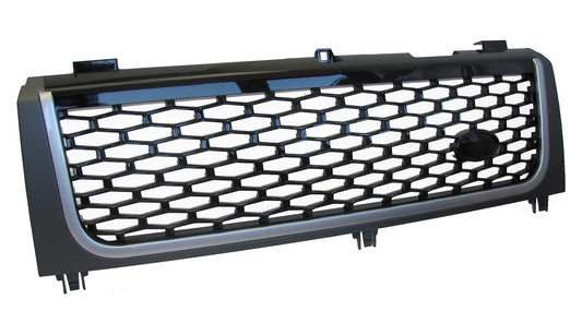 "Autobiography Style" Grille for Range Rover L322 2002-05 (with Square Headlights) - Grey Silver Black