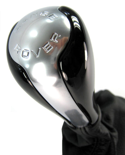 Gear Knob for Range Rover L322 with Chrome Insert - Lined Oak