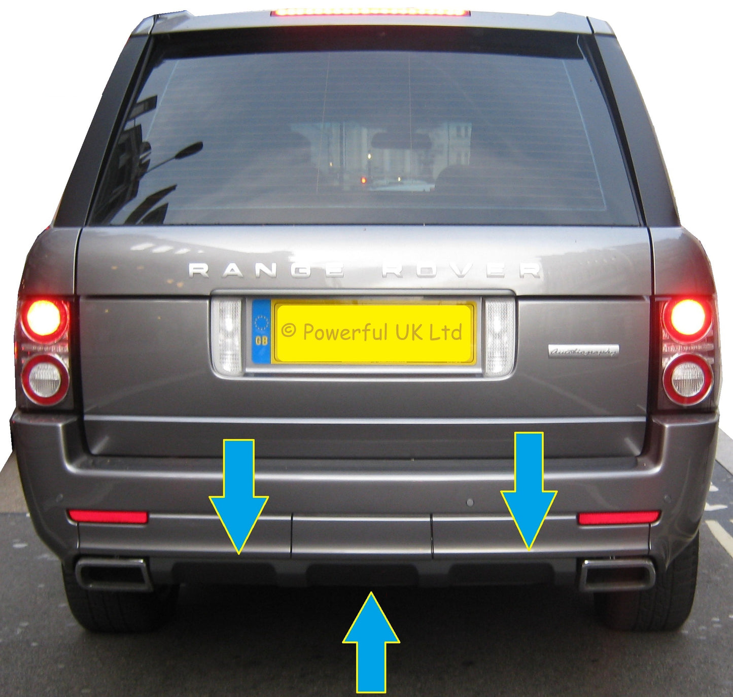 Lower Tow Eye Cover for Range Rover L322 Rear "Exterior Design Pack"  Bumper