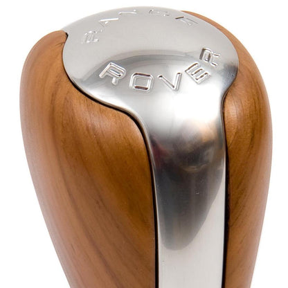 Gear Knob - Walnut + Chrome Insert for Range Rover Sport