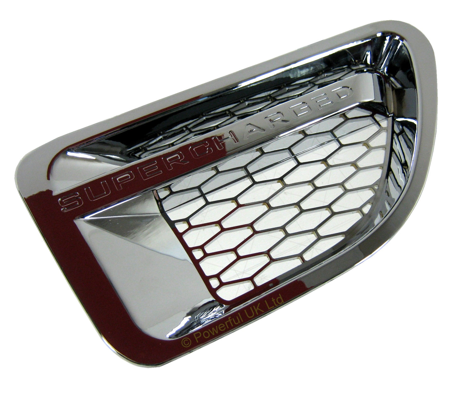 Side Vents SUPERCHARGED Style - Full Chrome for Range Rover Sport