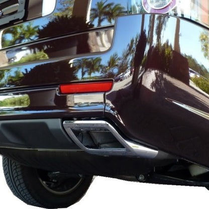 Exhaust Tailpipes Kit for Range Rover L322 "Exterior Design Pack"  Rear Bumper