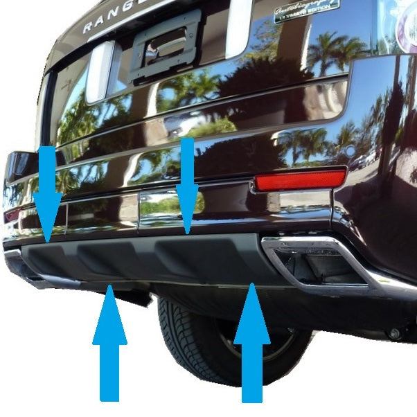 Lower Tow Eye Cover for Range Rover L322 Rear "Exterior Design Pack"  Bumper