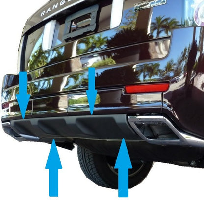 Lower Tow Eye Cover for Range Rover L322 Rear "Exterior Design Pack"  Bumper