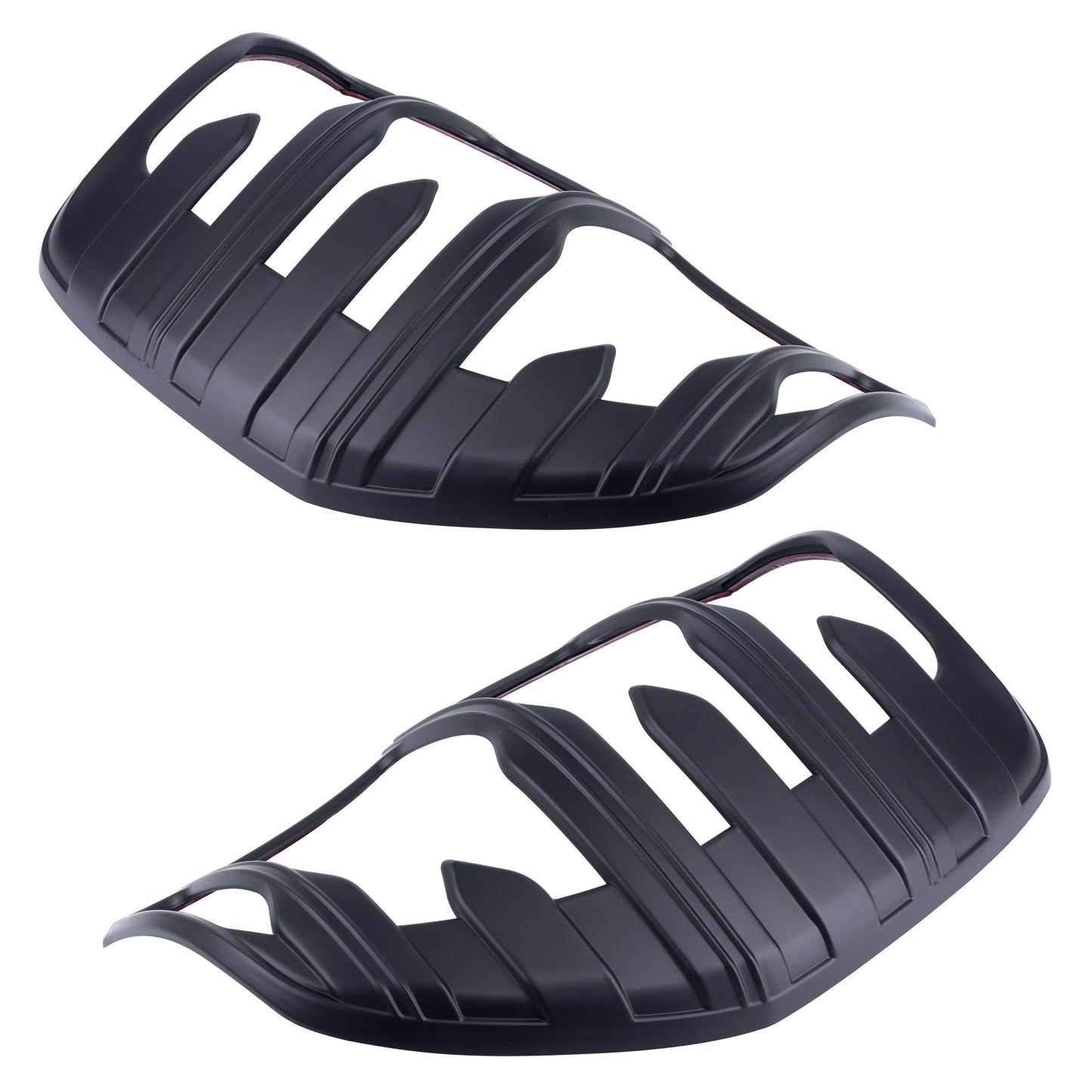 Rear Light Covers - Black - for Ford Ranger 2012-22