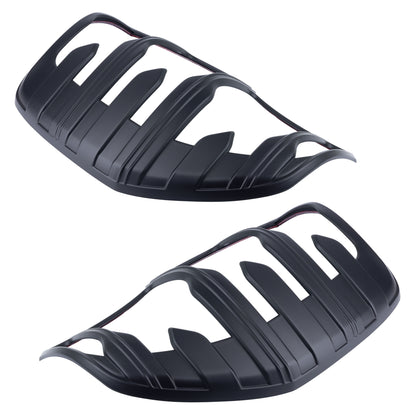 Rear Light Covers - Black - for Ford Ranger 2012-22