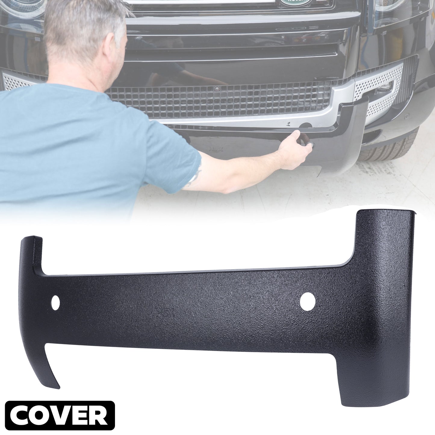Front Bumper H-Panel Easy-Fit Cover for Land Rover Defender L663 - Raptor