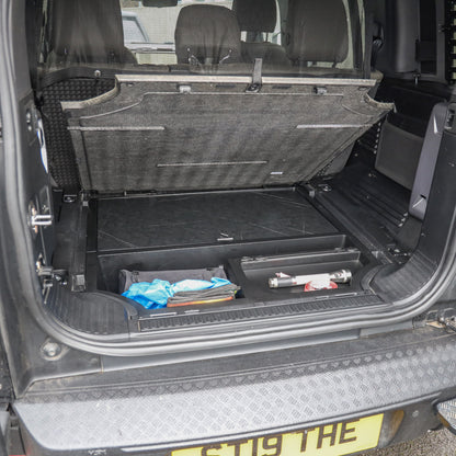 Under Boot Floor Storage Box + Table for Land Rover Defender L663(110)