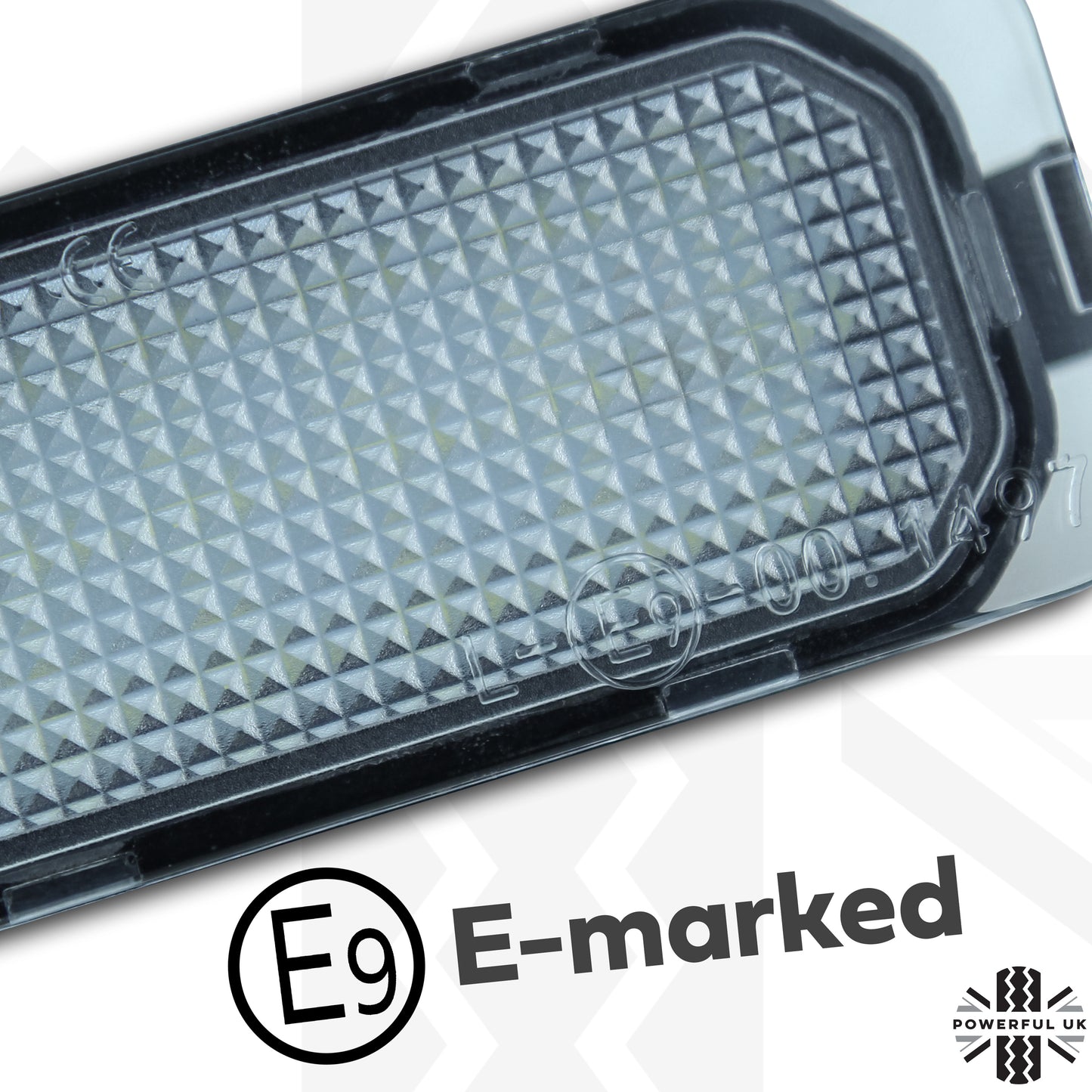 Rear Bumper LED Number Plate Lights for Ford Ranger (2012 on)