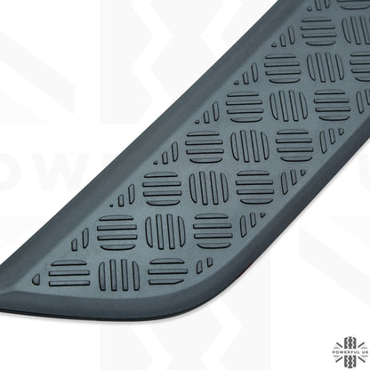 Rear Bumper Strip Chequer Plate (genuine) - for Land Rover Defender L663