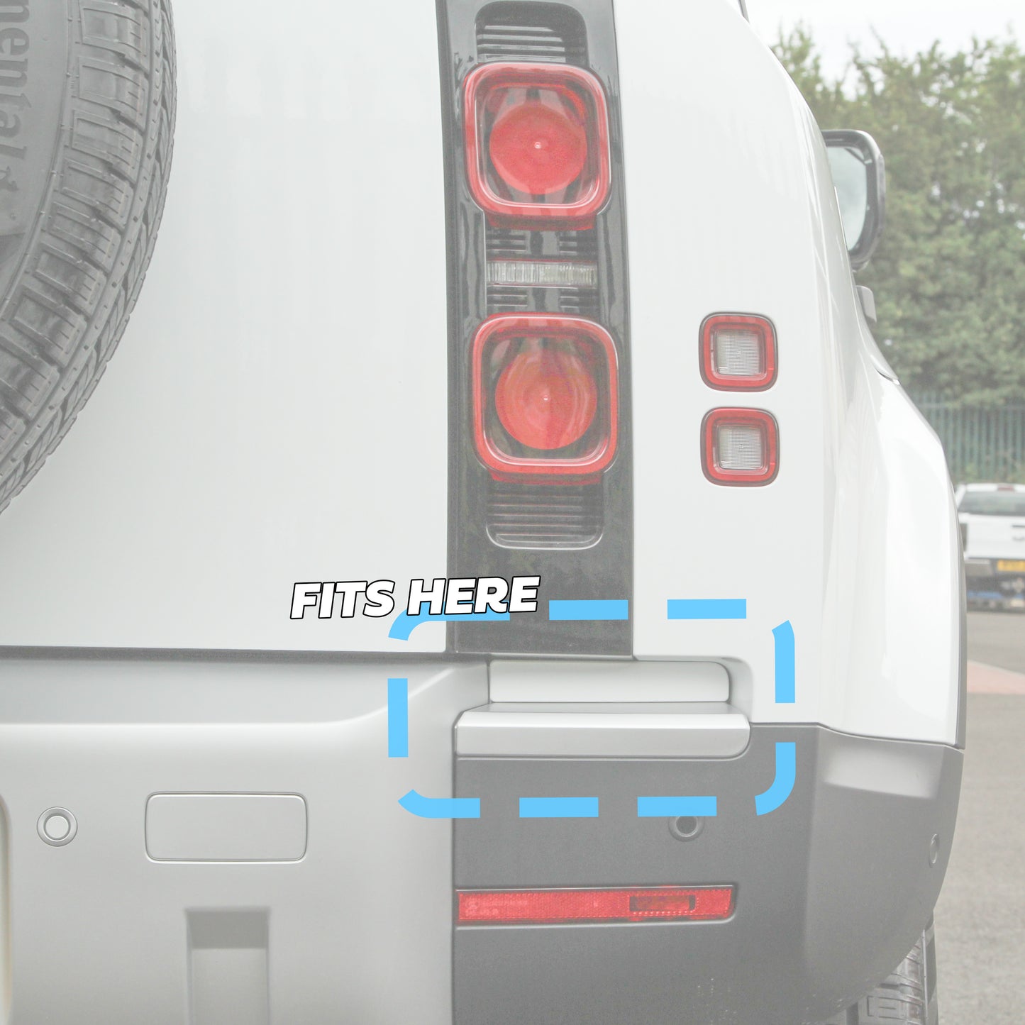 LED stop/tail/indicator/reverse Kit for Land Rover Defender L663 - Red Lens