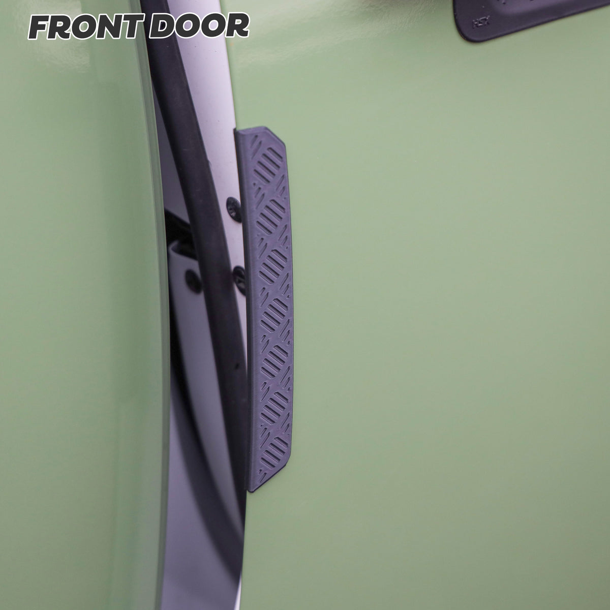 4pc Door Edge Protection Strips for Land Rover Defender L663 110/130 - Chequer Pattern