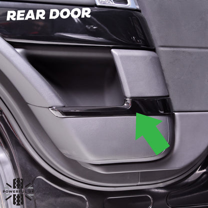 4x Door bin pocket liner Covers for Range Rover Sport L494 2013-17
