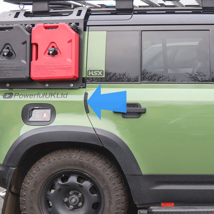 2pc Rear Door Edge Protection Strips for Land Rover Defender L663 110/130
