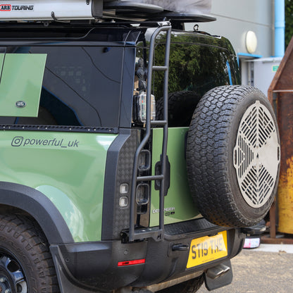 Terrafirma Rear Ladder + Powerful UK Top Plate for Land Rover Defender L663