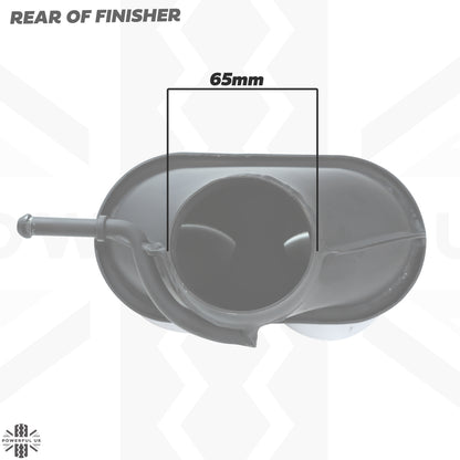 '2015 SVR' Style Exhaust Conversion Finishers for Range Rover Sport L494 2014-17 - Stainless