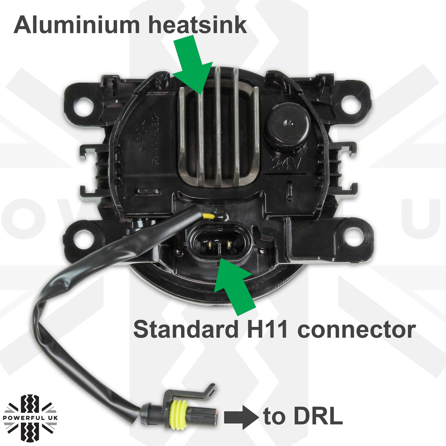 2 in 1 LED Fog/DRL lamp - Type 5 - for Nissan Navara D40