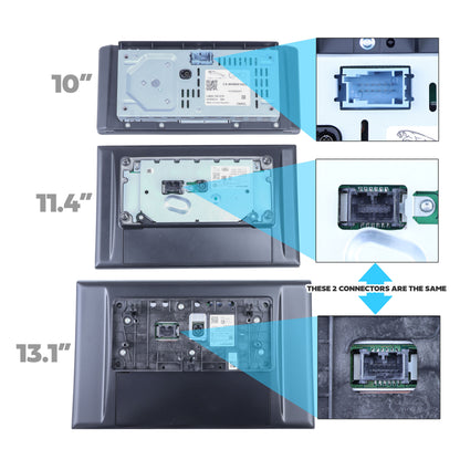 11.4" to 13.1" Infotainment Screen Kit for Land Rover Defender L663 (Brackets + Wiring Loom)